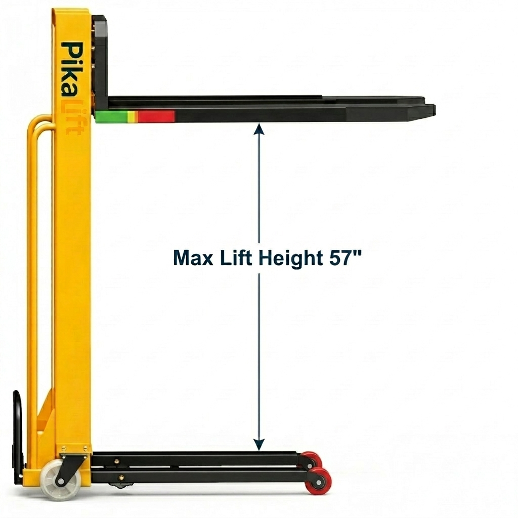 PikaLift PK571 — 57" Pickup Truck Loading Lift with Brakes (Backorder)