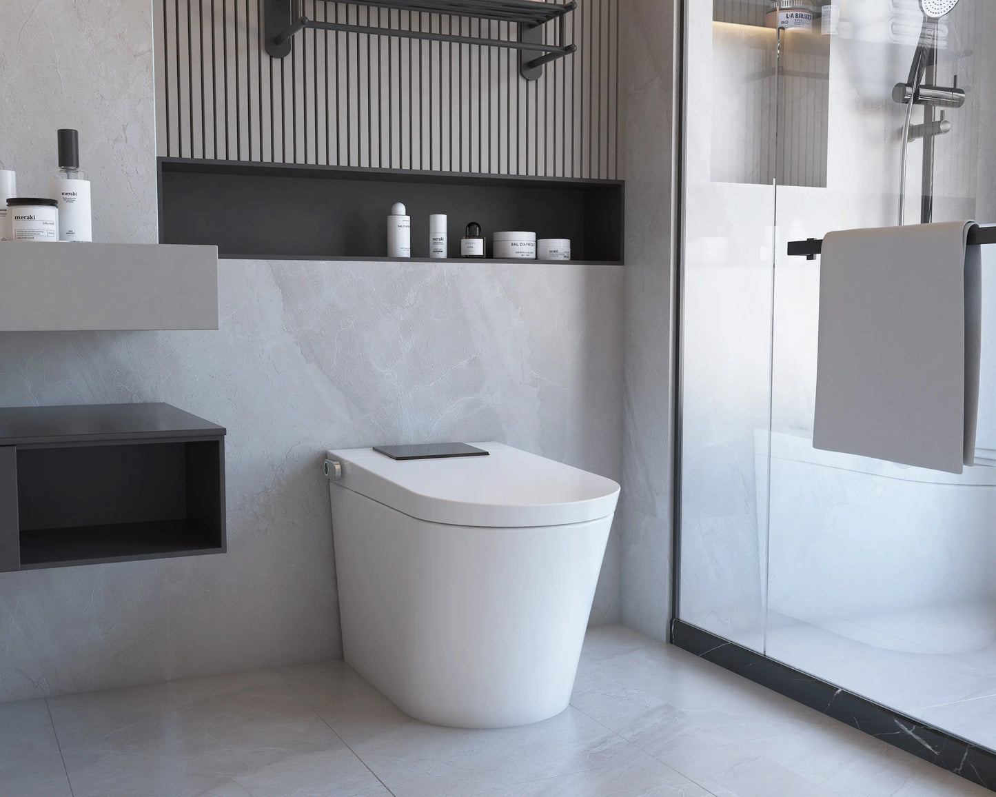 Machenburg Bidet Toilet Munich Pro with Heated Seat Auto Lid Hot Air Dryer